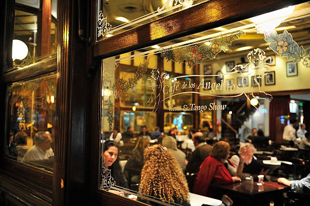 Old Cafe, Buenos Aires, Argentina, stock photo