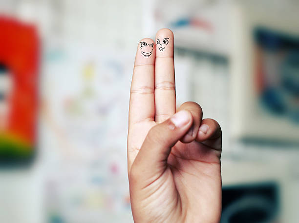 istock Two fingers in love , 534671235
