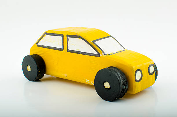 istock Yellow Painted Wooden Race Car 534671323