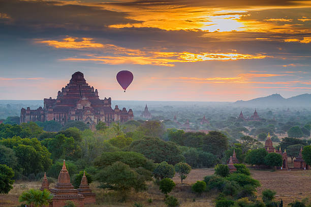 istock View from the Shwe Sandaw Pagoda during sunrise 534678641