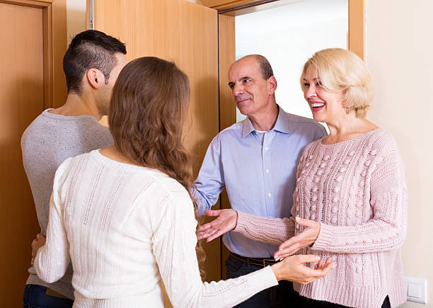 istock meeting at the door 534679387