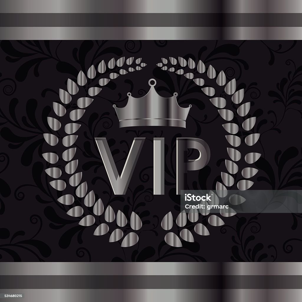 VIP design, vector illustration. VIP design over black background, vector illustration. 2015 stock vector