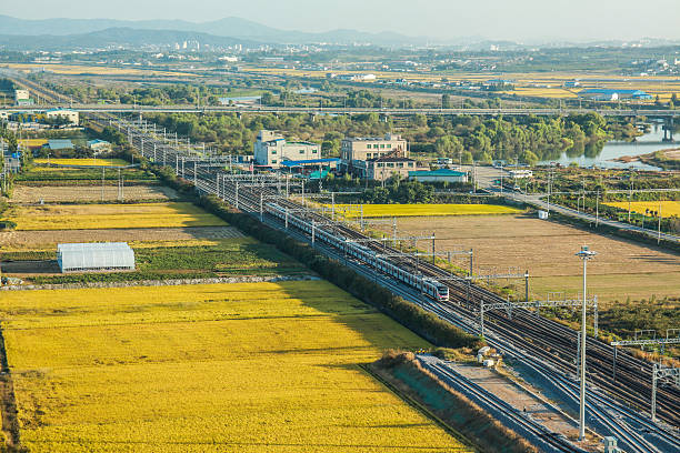 istock High view on a rail train in South korea 534687415