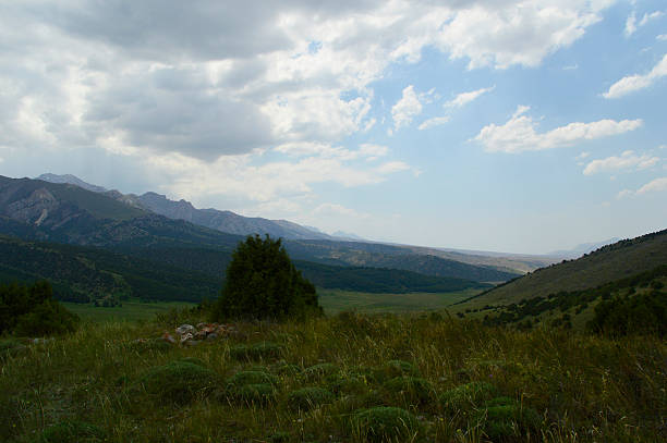 istock Dark clouds, Sheveli gorge, Kyrgyzstan 534687889