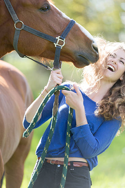 istock pretty girl with her horse 534688488
