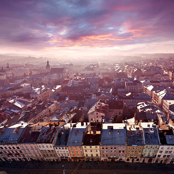 istock Panorama of Lviv 534696245