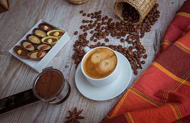 istock cup of coffee with chocolates 534696653