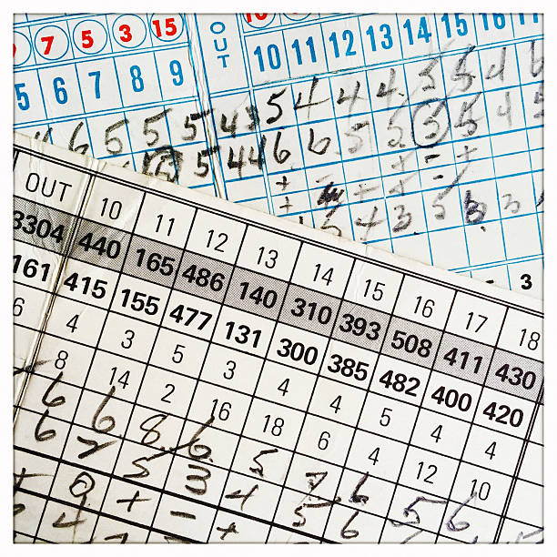 istock Vintage Golf Scorecards 534696939