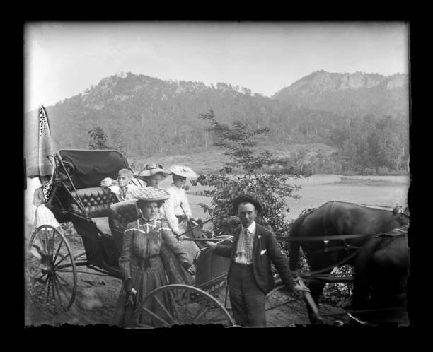 Victorian-era Family on Vacation