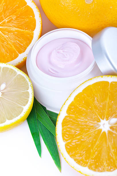 istock Fruit organic nutrition facial cream 534699493