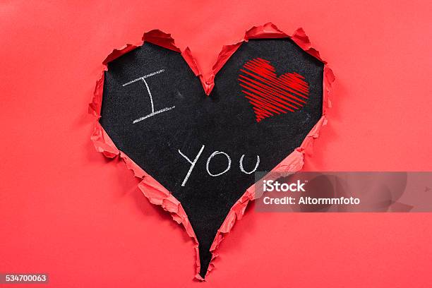 I Love You Stock Photo - Download Image Now - 2015, Art, Art And Craft