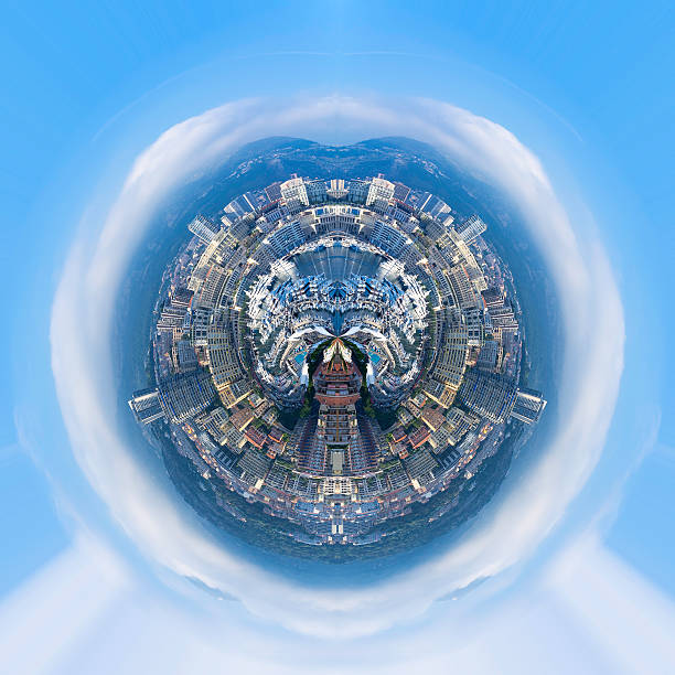istock Abstract city world. Color image 534701361