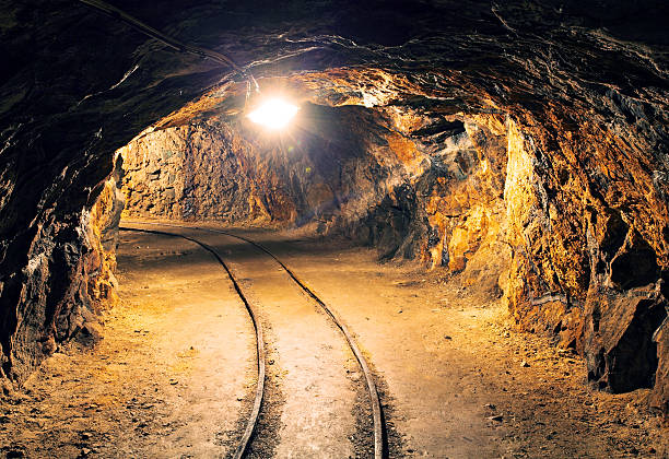 istock Underground tunnel in the  mine 534702105
