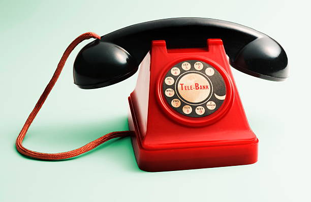 istock Red and Black Vintage Telephone 534703057