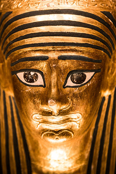 istock Replica model of an ancient Egyptian pharoah sarcophagus 534703235