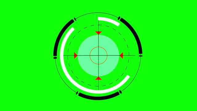 lock on target animation - green screen