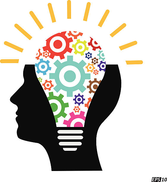 Creative Idea or Thinker Creative Idea or Thinker in vector illustration international drawings stock illustrations