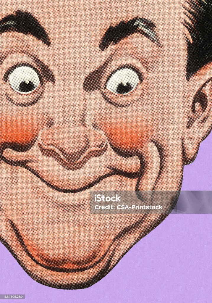 Closeup of Excited Man http://csaimages.com/images/istockprofile/csa_vector_dsp.jpg Excitement stock illustration