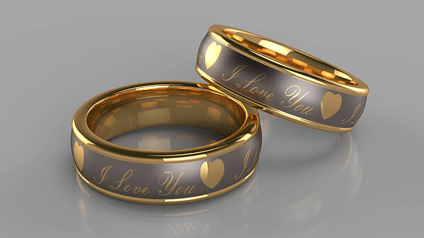 istock Pair of golden rings 534705713