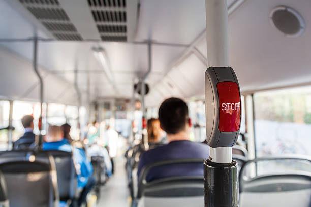 istock stop sign in the bus 534706163