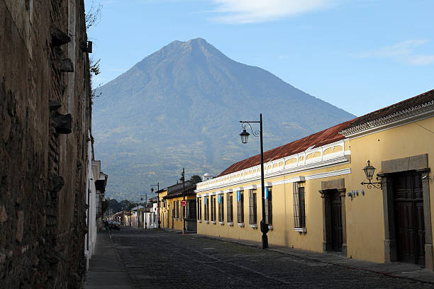istock Antigua Guatemala and volcano 534715117