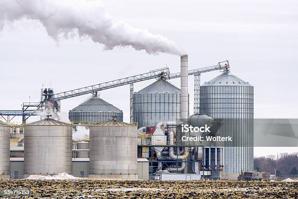American Ethanol Refinery Stock Photo - Download Image Now - Ethanol, Factory, Biomass - Ecological Concept