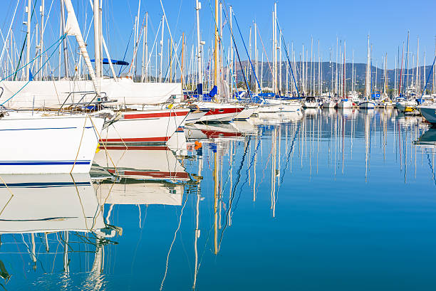 istock Harbuor with yachts and sailboats 534716101
