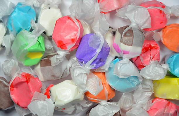 Colorful taffy candy