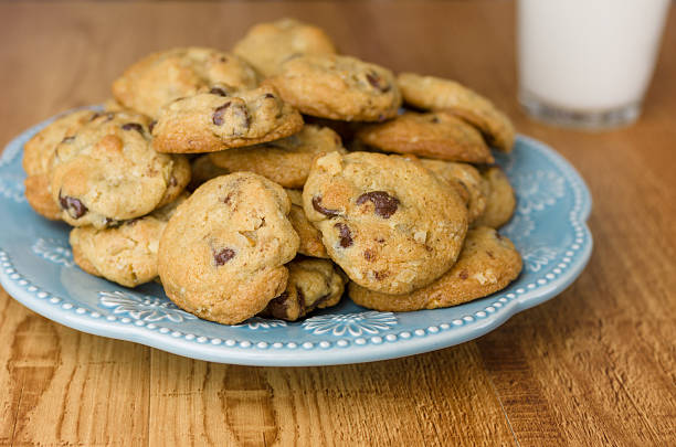 istock Plate of chocolate chip cookies 534716891