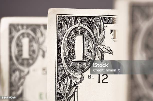 One Dollar For Background Stock Photo - Download Image Now - 2015, Bank - Financial Building, Banking