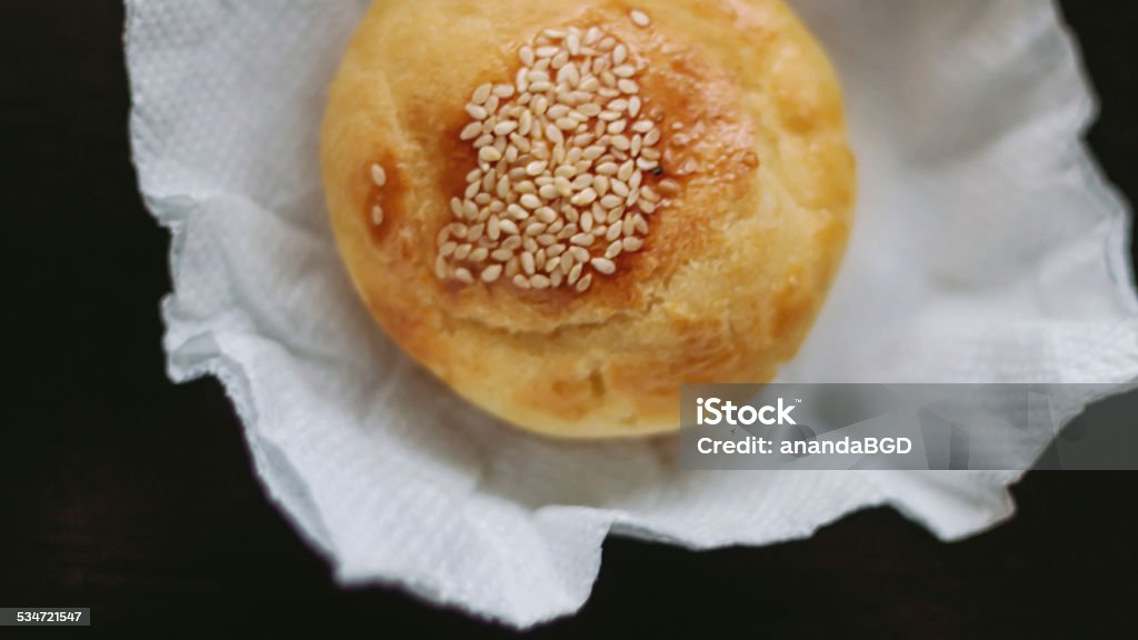 sesame seed corn bread sesame seed corn bread on the table 2015 Stock Photo