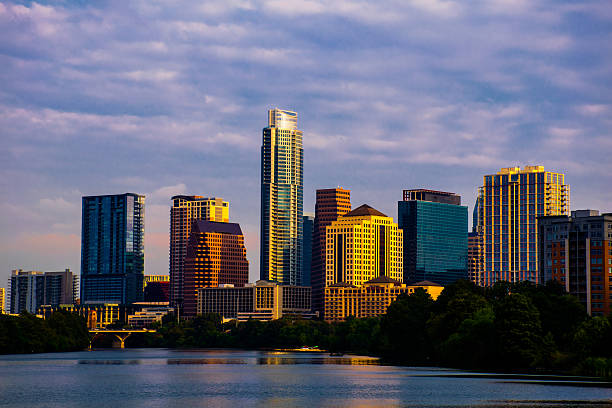 istock Central Texas Austin Cityscape with Lake Skyscrapers 534737665
