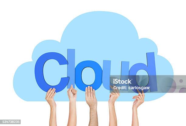Cloud Stock Photo - Download Image Now - 2015, Alphabet, Arms Outstretched