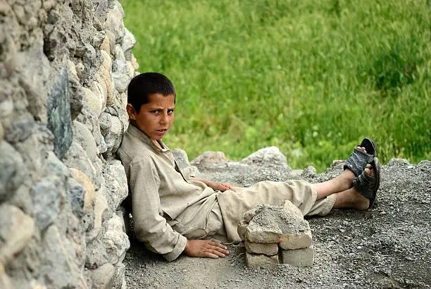 Afghan child in life