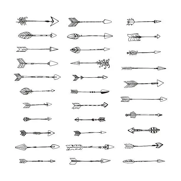 Vector illustration of Arrows Collection