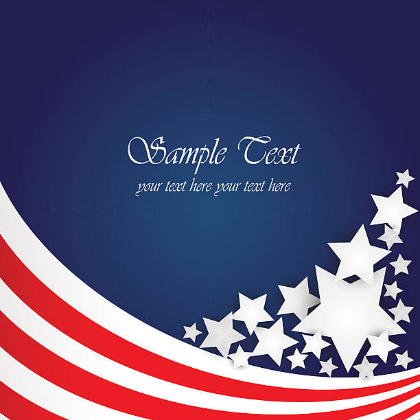 american flag background american flag design with copy space columbus ohio sign stock illustrations