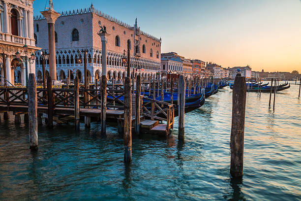 istock Blue water in a canal in Venice 534742773