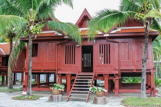 istock Thai wooden house, Thailand. 534742975