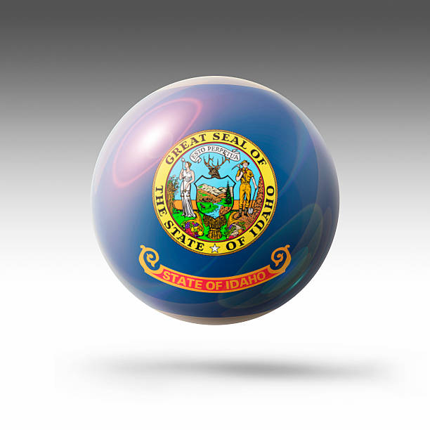 istock Flag Bubble of Idaho 534746488