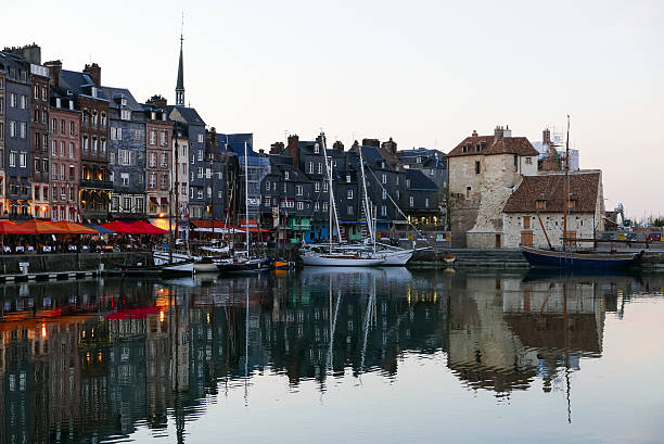 istock Evening in Honfleur harbor, France (1) 534746688