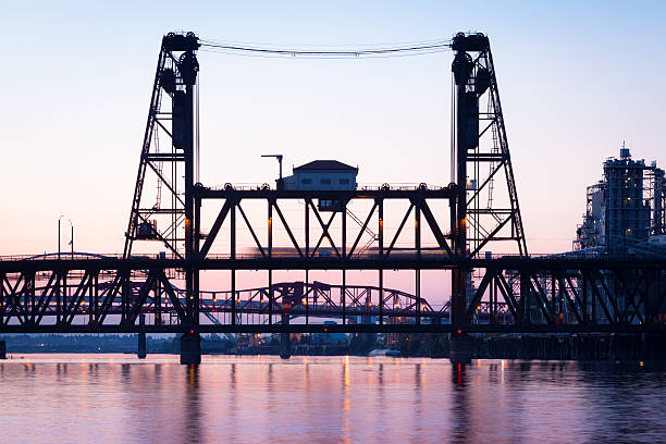 istock Steel Bridge, Portland 534758543