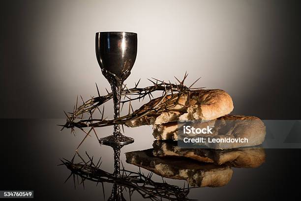 Holy Communion Stock Photo - Download Image Now - Bread, Wine, Communion