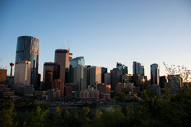 istock Skyline of Calgary in the twilight 534760550