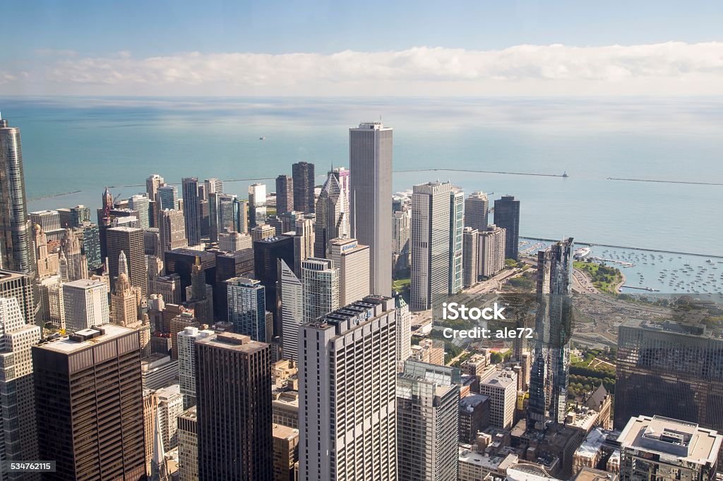 USA - Illinois - Chicago, skyline Chicago skyline panorama with skyscrapers and city skyline 2015 Stock Photo