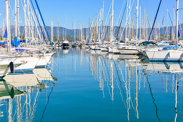 istock Harbuor with yachts and sailboats 534763283