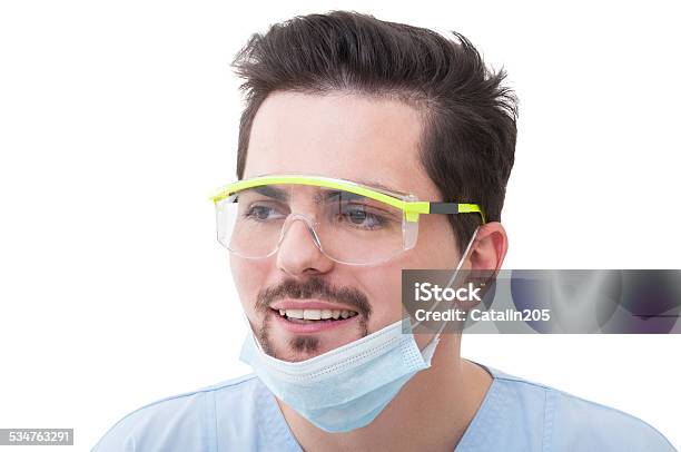 Portrait Of A Male Doctor Smiling Stock Photo - Download Image Now - 2015, Adult, Adults Only