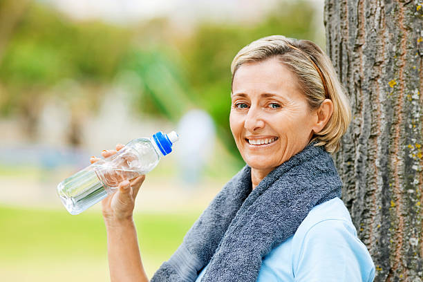 istock Mature Woman Cooling Off After Workout 534763821