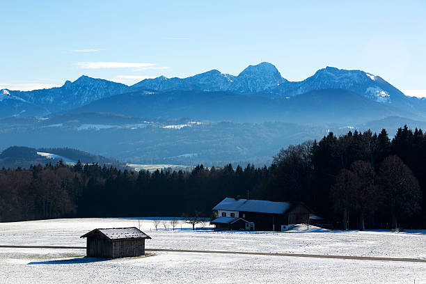 istock Snowy landscape in the Bavarian mountains 534764269