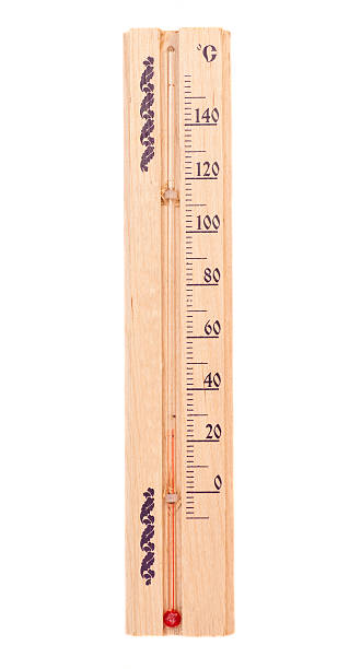 istock Wooden Weather Thermometer Isolated on White Background 534782575