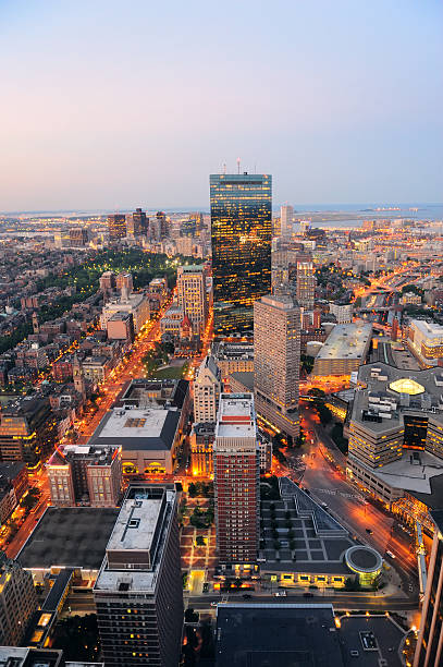 istock Urban city skyline at sunset 534783651